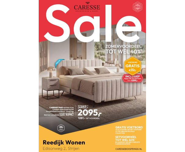 Caresse folder sales