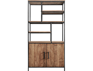 Vakkenkast ROMARO (98 CM) teak mix rough