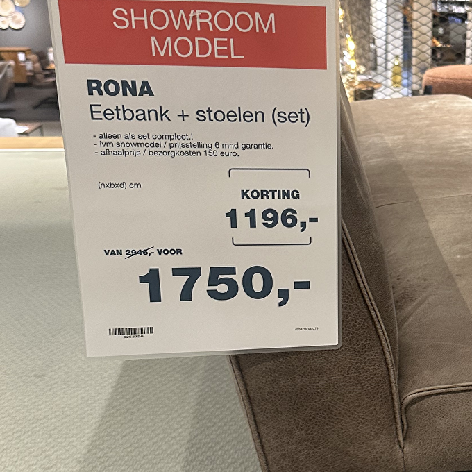 Tips voor het kopen van een outletmeubel of showroommodel