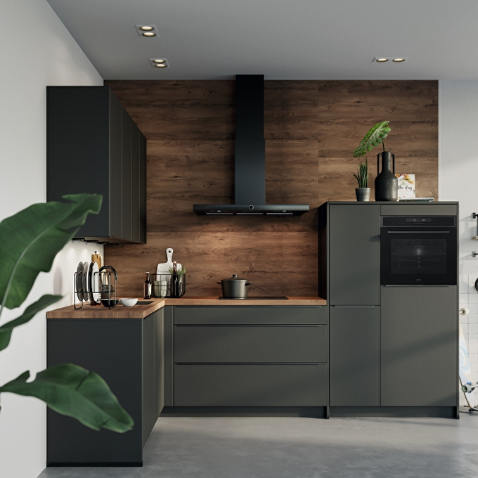 Een moderne zwarte hoogglans keuken kopen